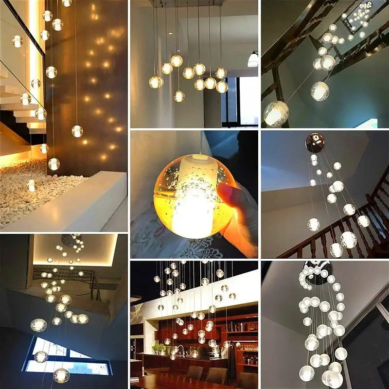 Crystal Ball Chandelier Pendant