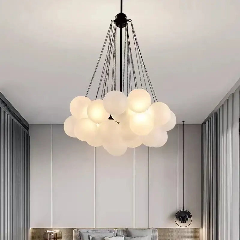 Frosted Glass Cloud Pendants