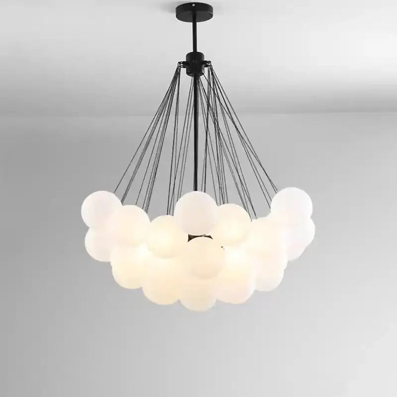 Frosted Glass Cloud Pendants