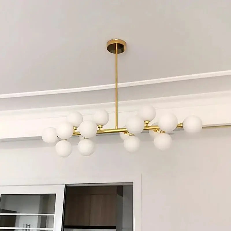 Frosted Glass LED Chandelier