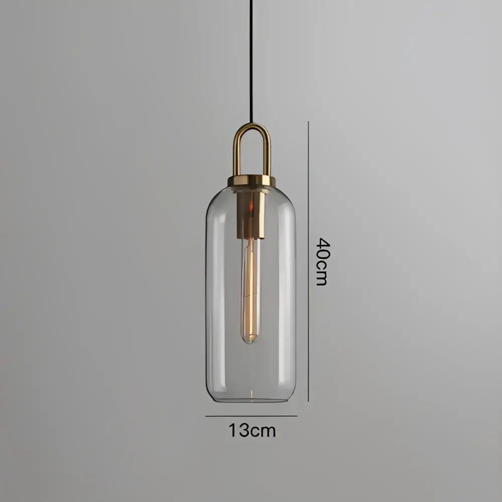 Gray Glass Ball Pendant Light for Restaurant or Bar