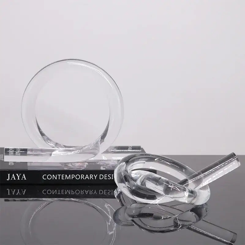 Acrylic Rope Knot Sculpture