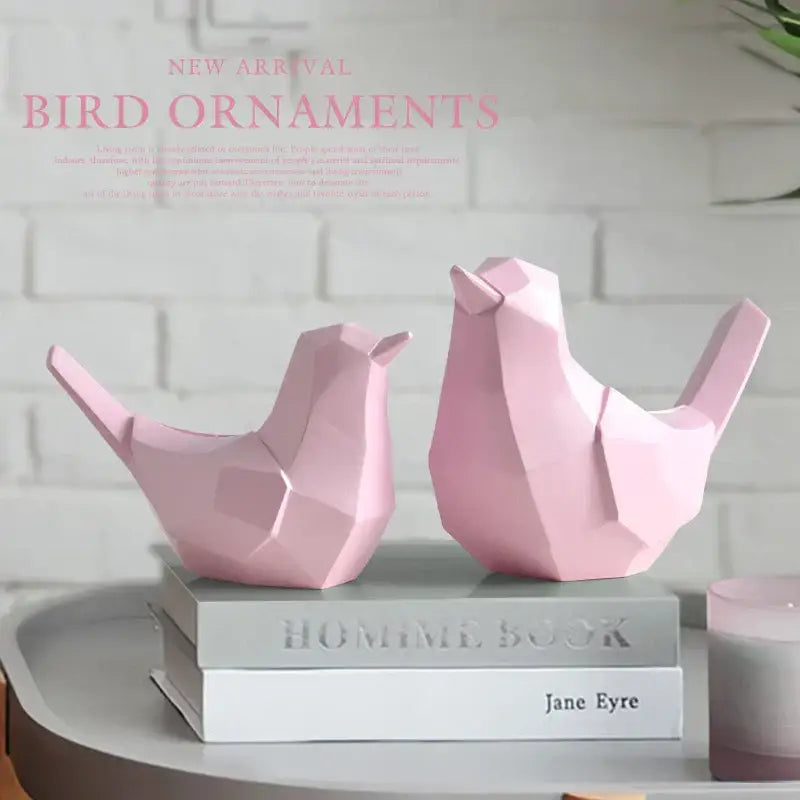 Black Birds Resin Figurines