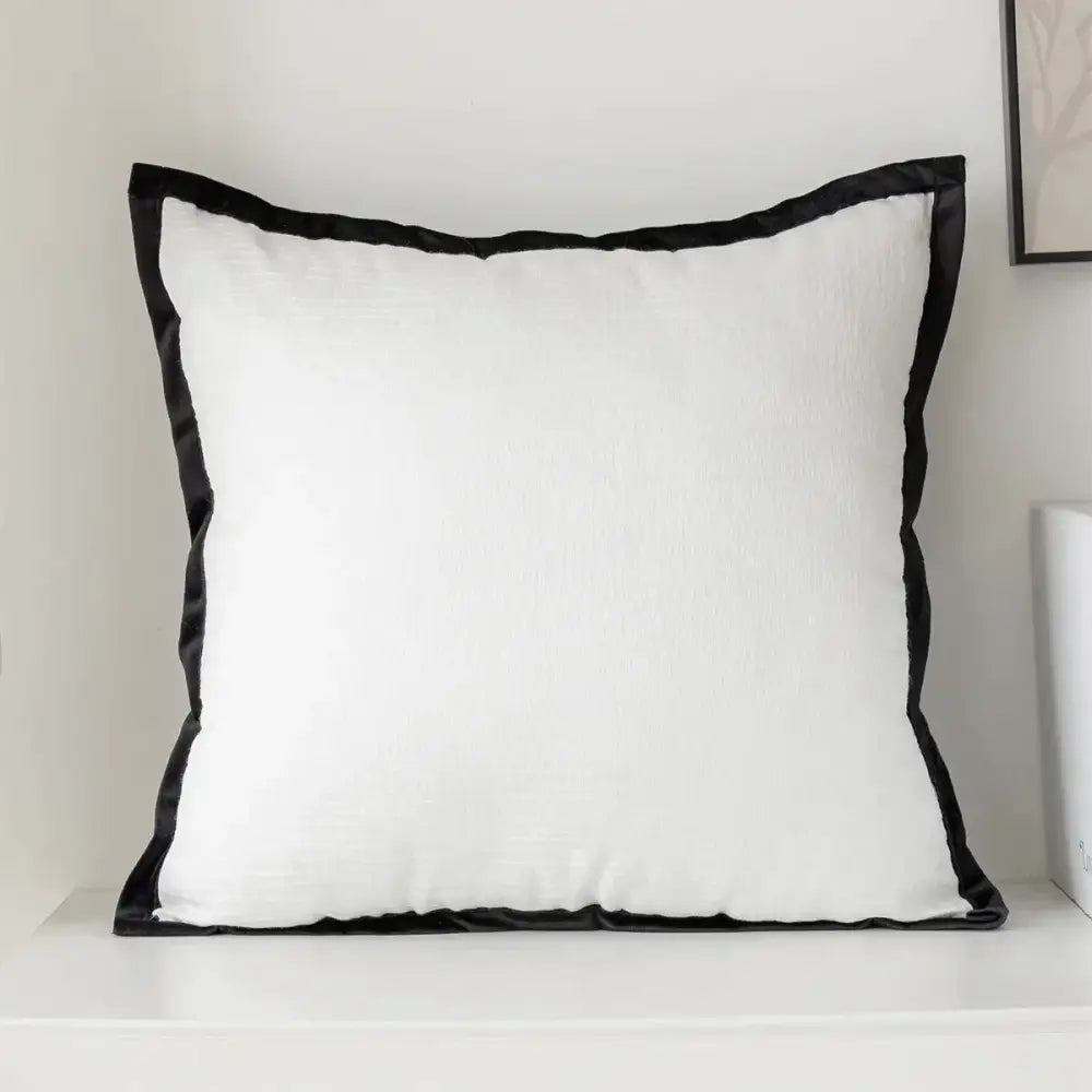 Black White Pillow Cover