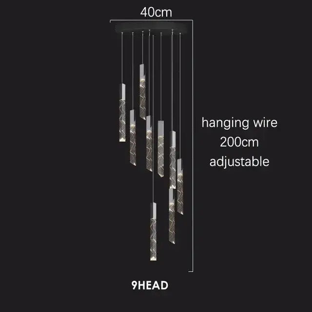 Crystal Chrome LED Chandelier Up To 49 Heads