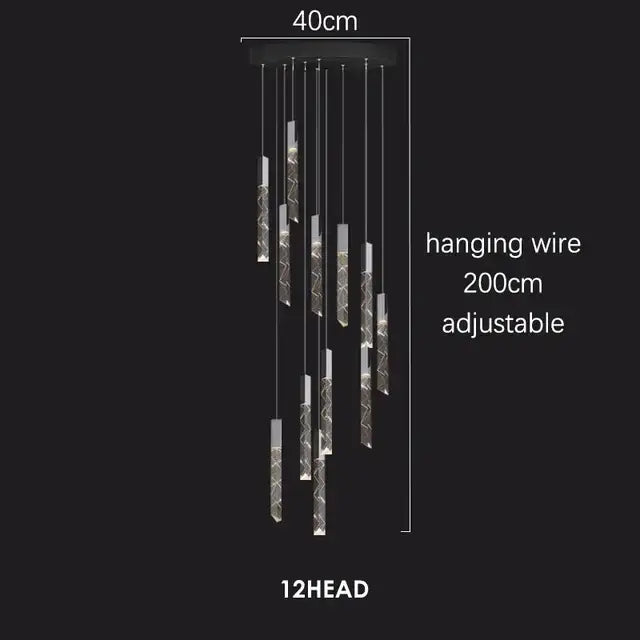 Crystal Chrome LED Chandelier Up To 49 Heads