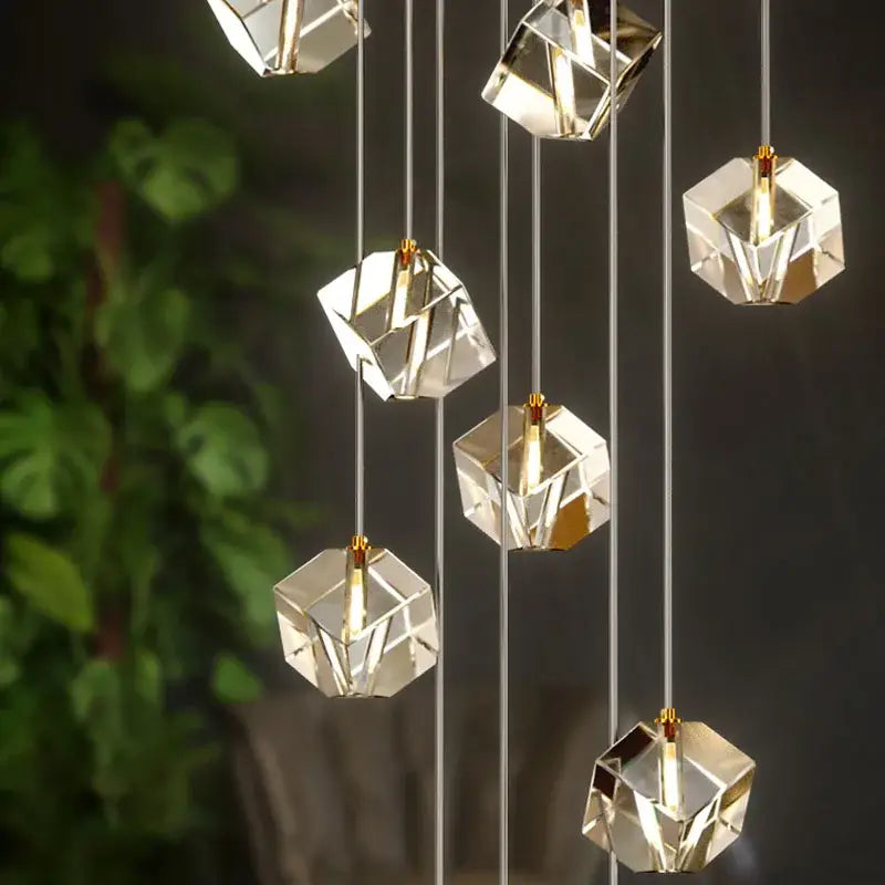 Crystal Staircase Chandelier