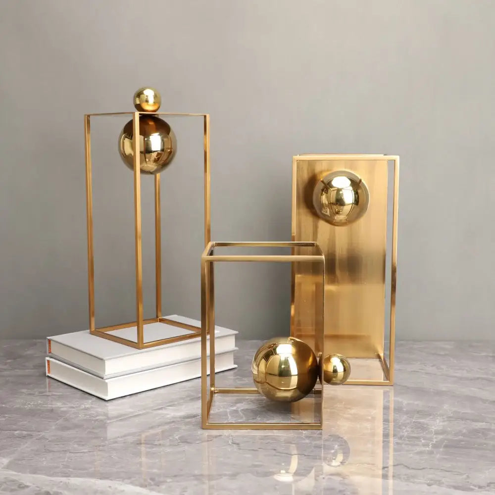 Gold Frame Decorative Sculpture