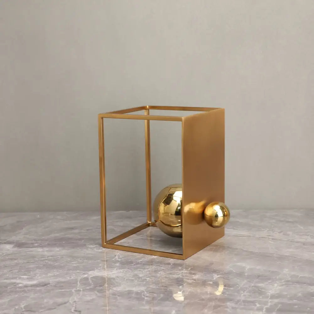 Gold Frame Decorative Sculpture