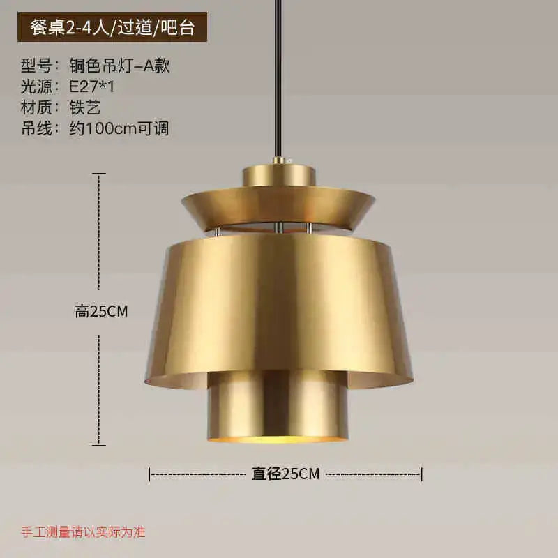 Gold Nordic Geometric Chandelier
