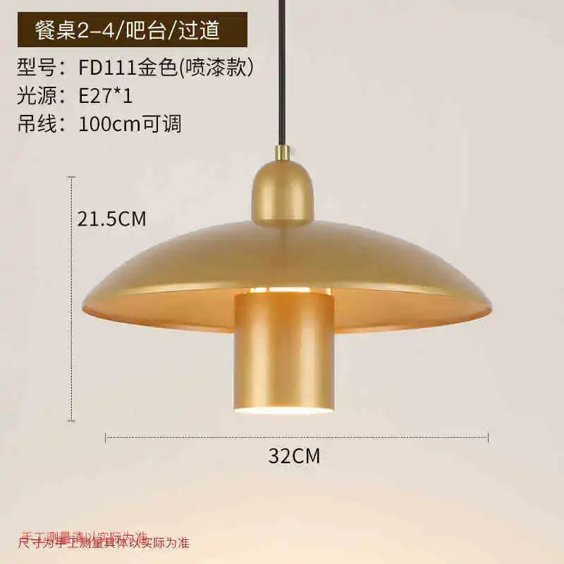 Gold Nordic Geometric Chandelier