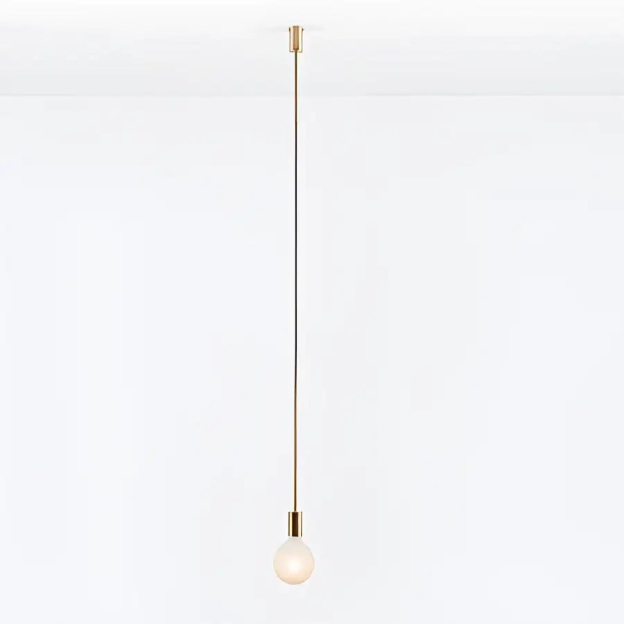Brass Black Geometric Iron Pendant Light
