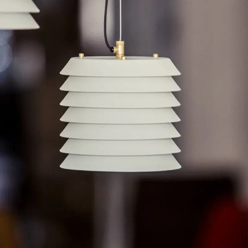 White Gray Table Lamp