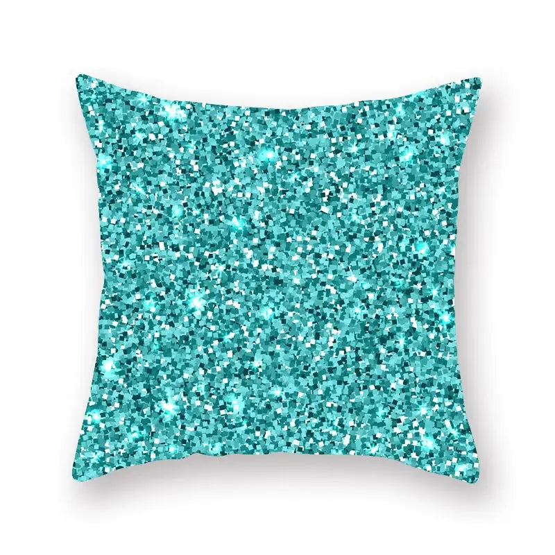 Teal Leaf Pillowcase