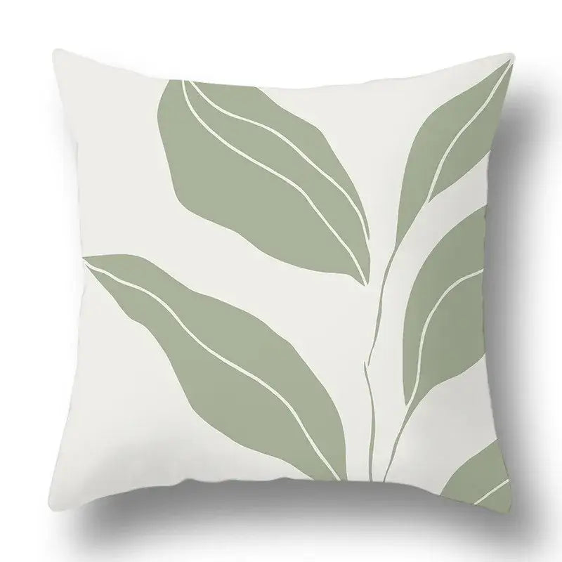 Green Geometric Pillow Cover