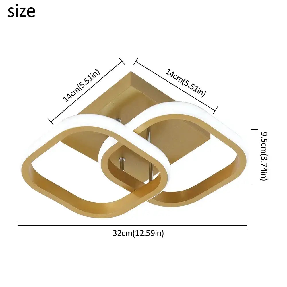 White Acrylic Ceiling Lamp