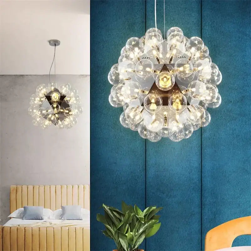 Glass Bubble LED Pendant