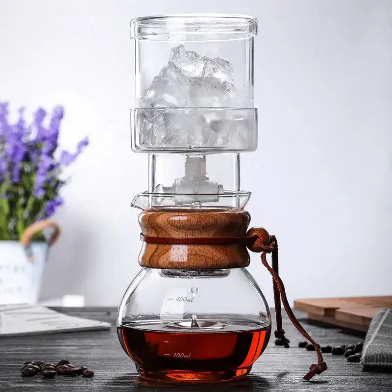 Glass Wood Coffee Dripper