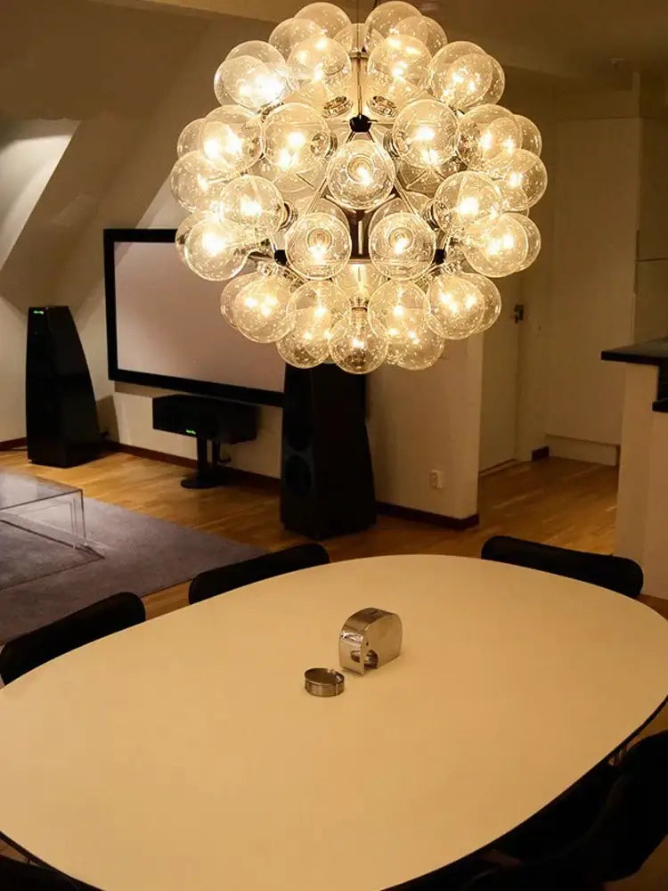 Glass Dandelion LED Chandelier