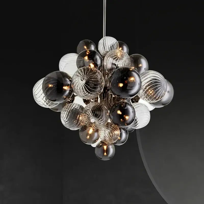 Nordic Glass Globe Chandelier