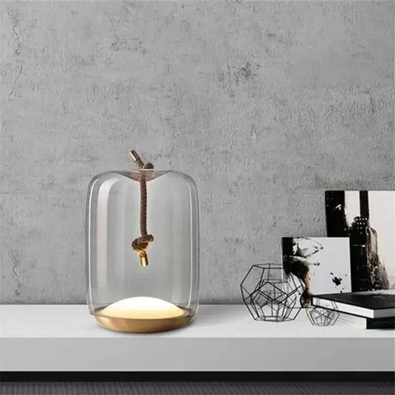 Glass Knot Table Lamp