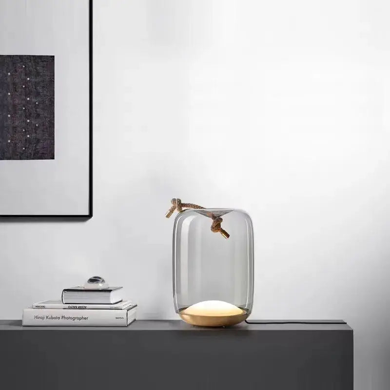 Glass Knot Table Lamp