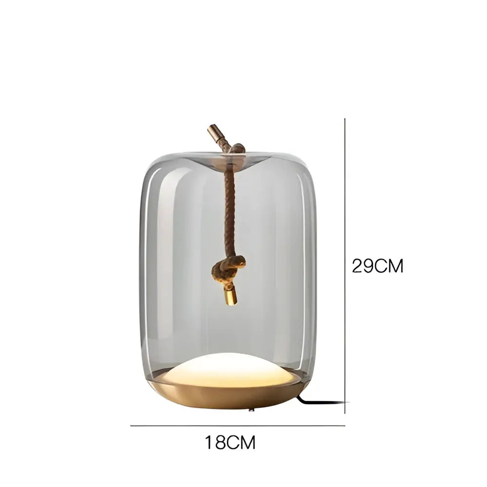Glass Knot Table Lamp