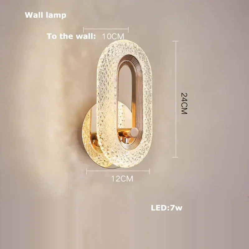 Glass Crystal Ring Pendant