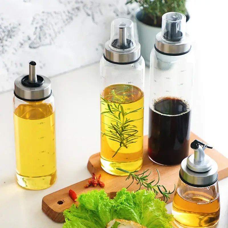 Glass Seasoning Storage Set