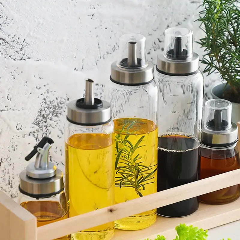 Glass Seasoning Storage Set