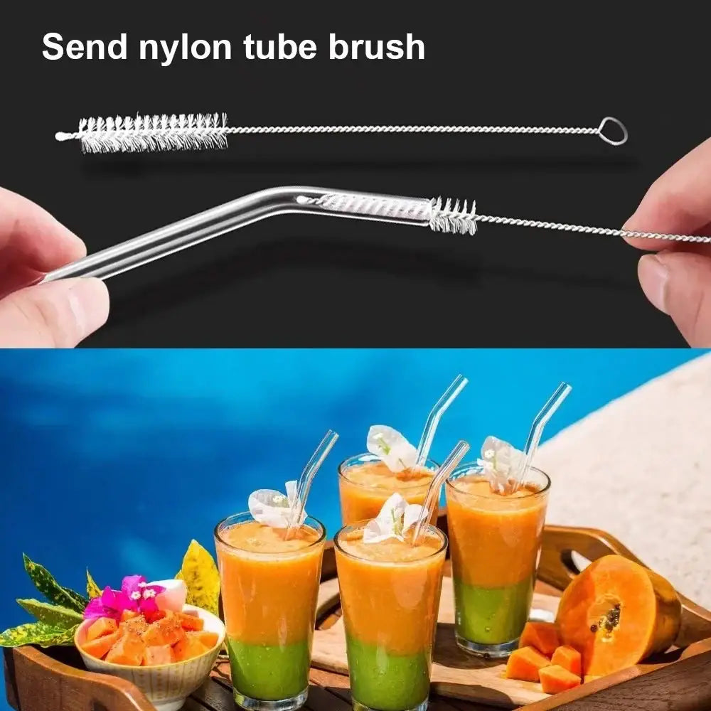 Glass Straw Set