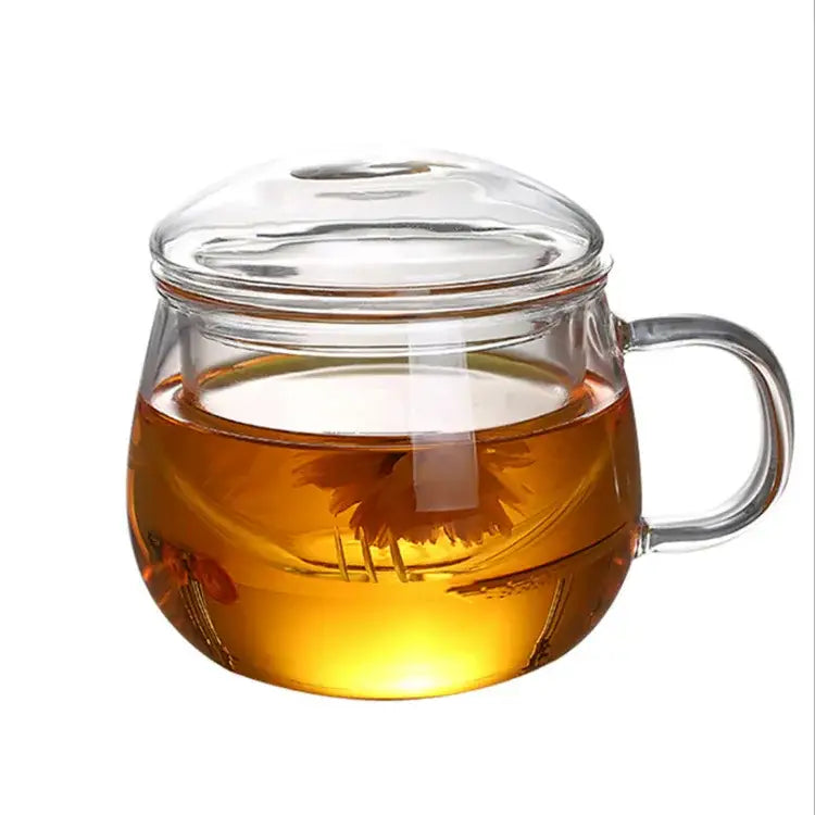 Glass Infuser Tea Cup
