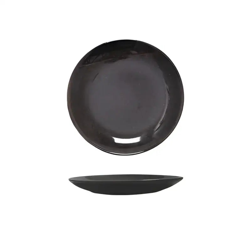 Glazed Ceramic Round Plate