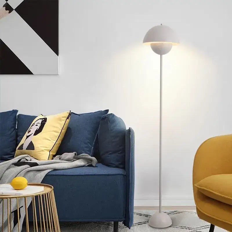 Red Dome Floor Lamp