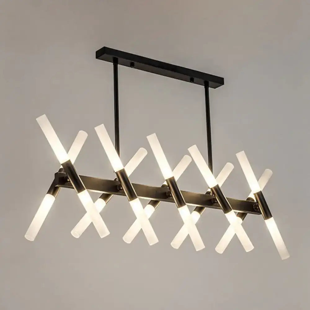 Gold Acrylic Ceiling Lamp