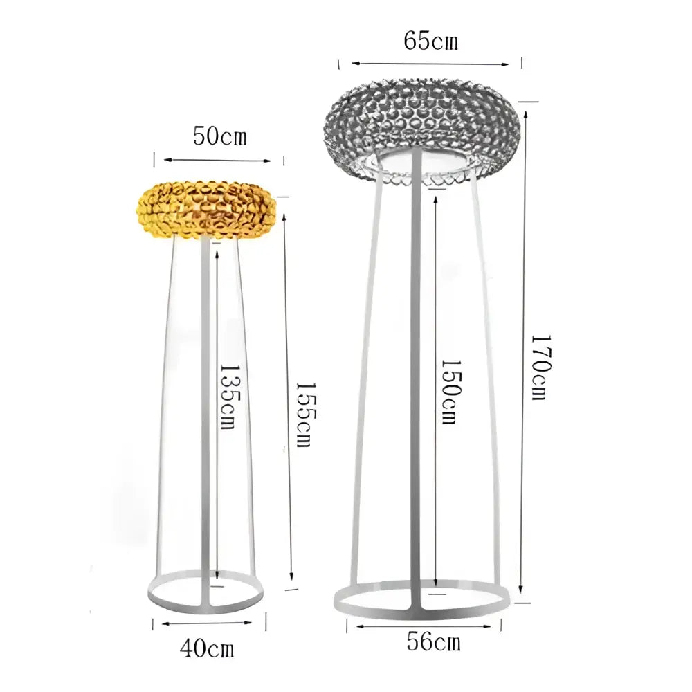 Gold Acrylic Pendant Light