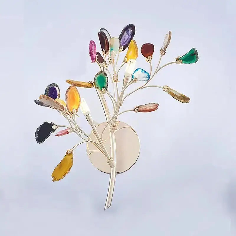 Gold Agate LED Wall Lamp