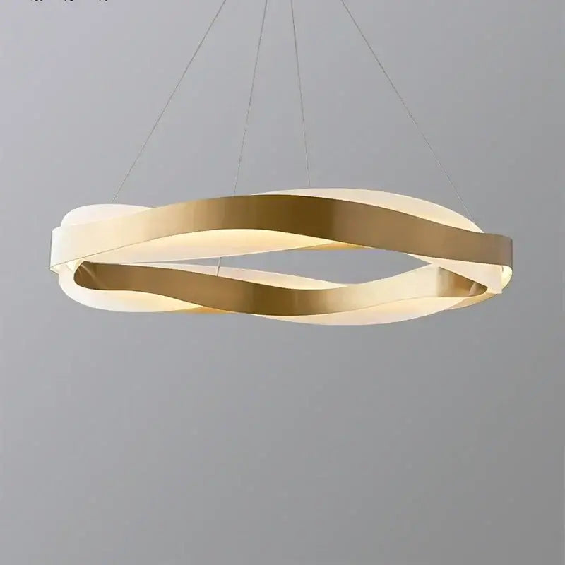 Black Circle Chandelier