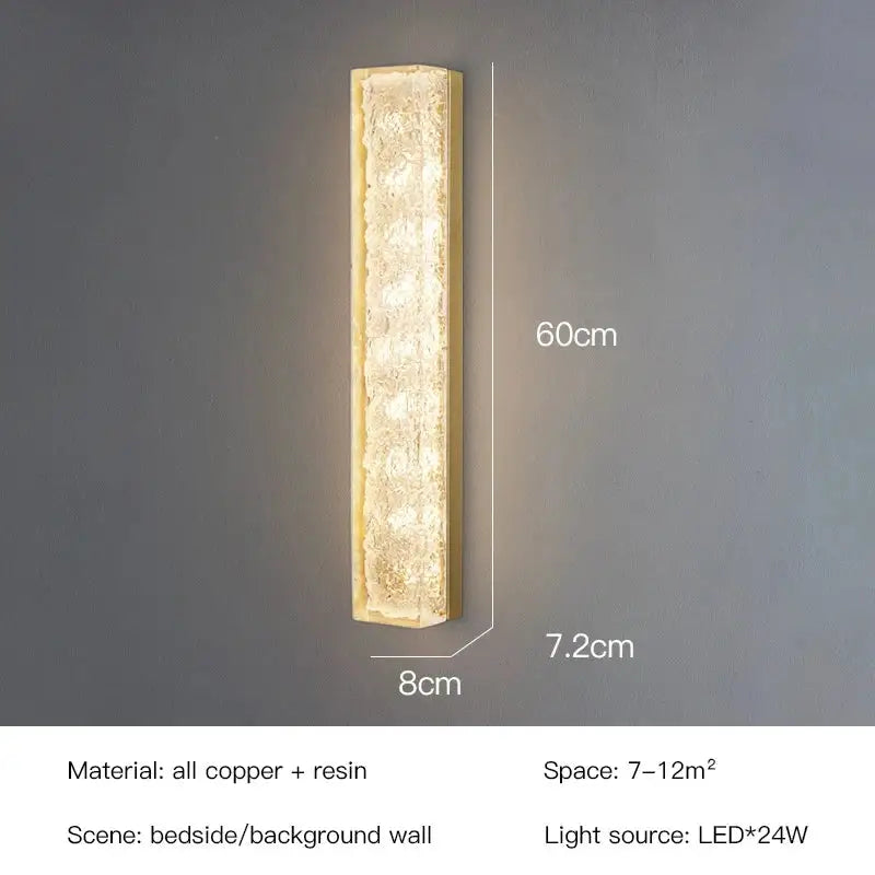 Gold Black LED Wall Lamp