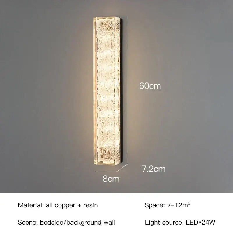 Gold Black LED Wall Lamp