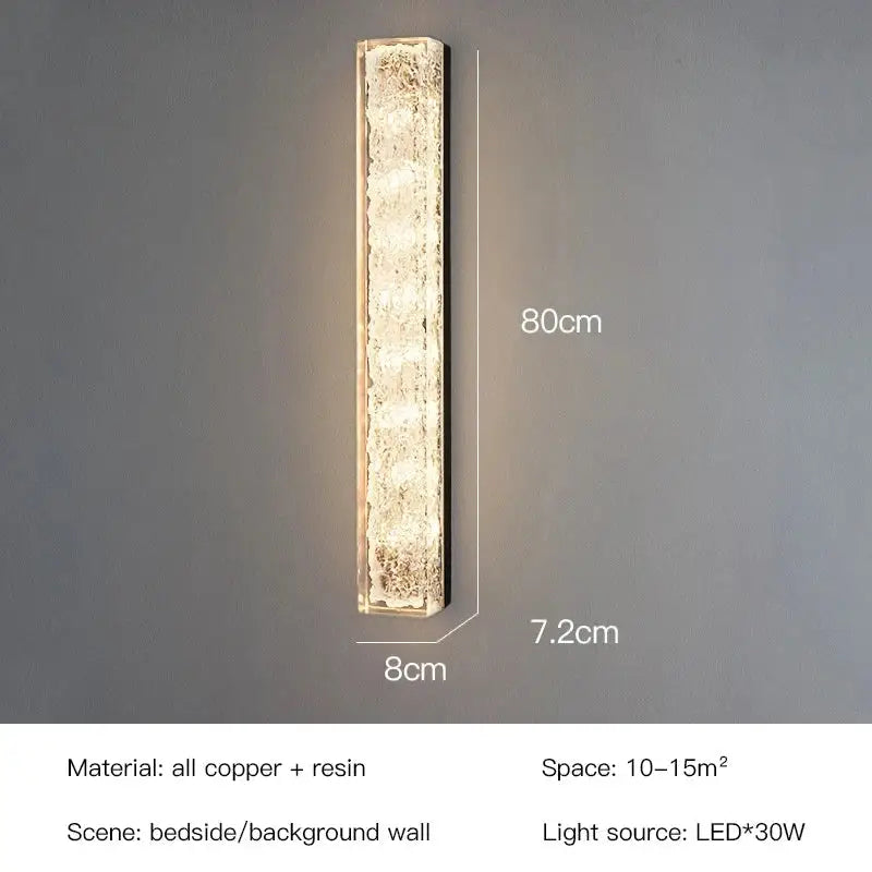 Gold Black LED Wall Lamp