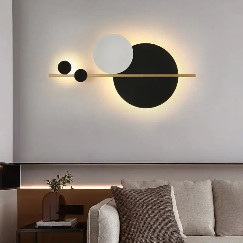 Gold Black Nordic Wall Lamp