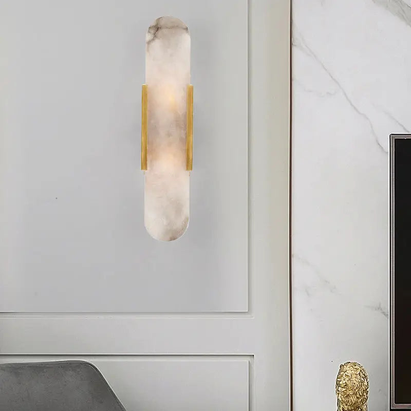 Gold Black Orb Wall Lamp