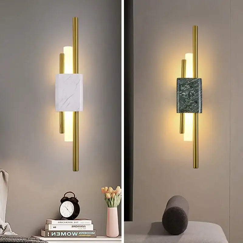 Green Marble Wall Lamp