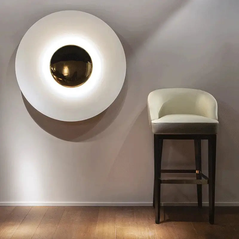 Gold UFO Wall Sconce