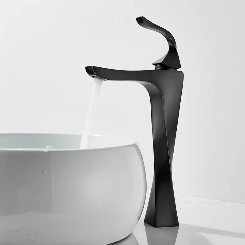 Gold Angular Basin Faucet