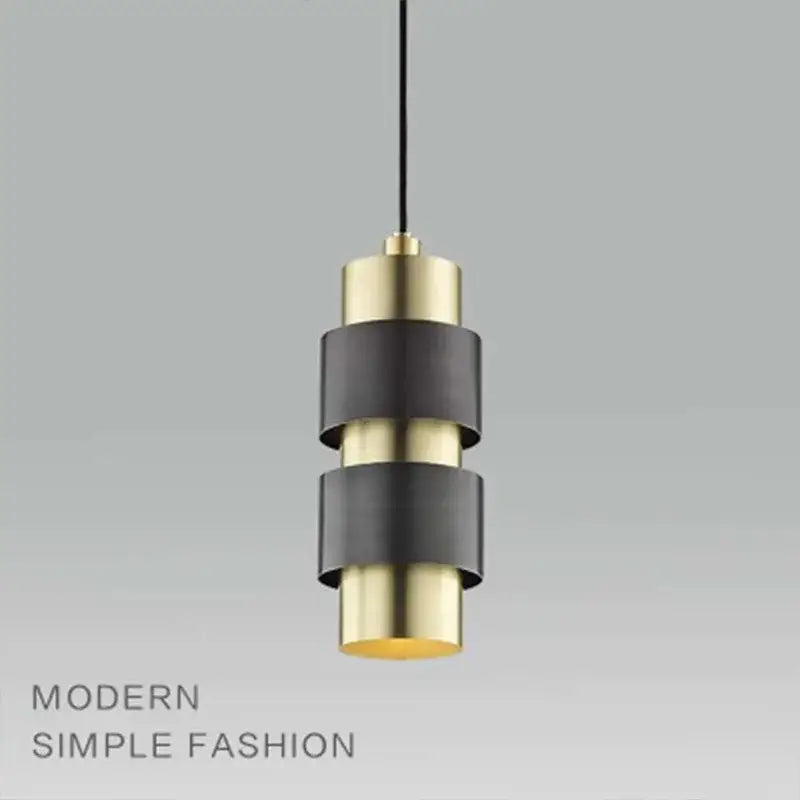 Gold Arched Glass Pendant