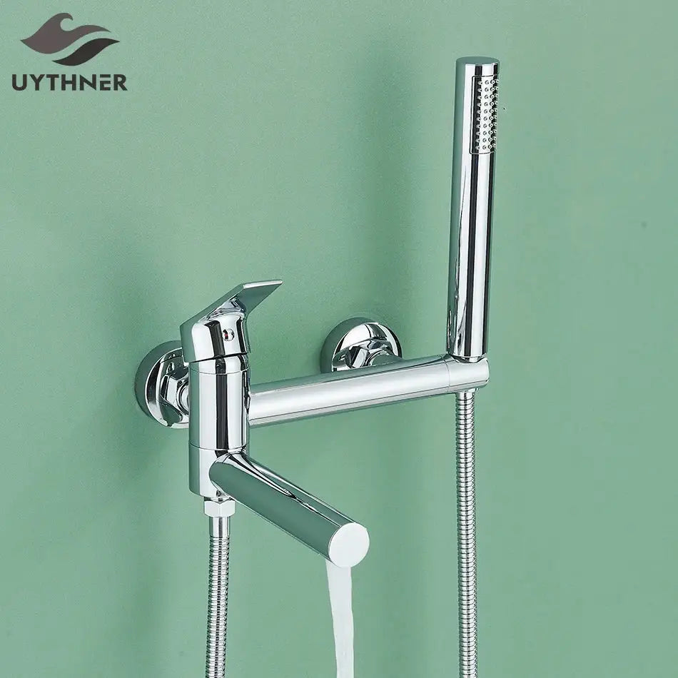 Brushed Gold Shower Set