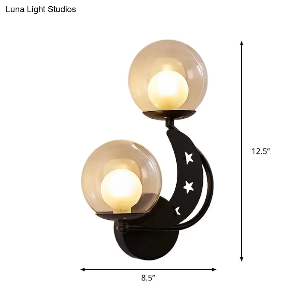 Gold Ball Wall Sconce