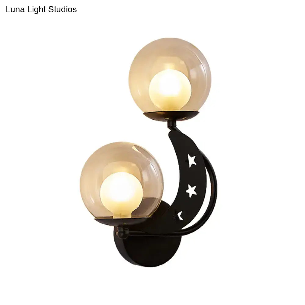 Gold Ball Wall Sconce